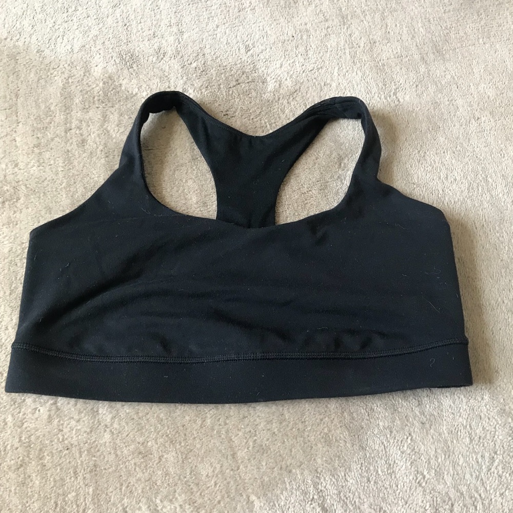 Lululemon black sports bra